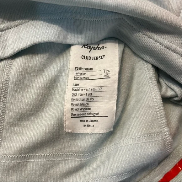 Rapha Ramon Hoyos Short Sleeve Club Jersey Merino Wool Cycling Shirt, size M - Picture 11 of 13